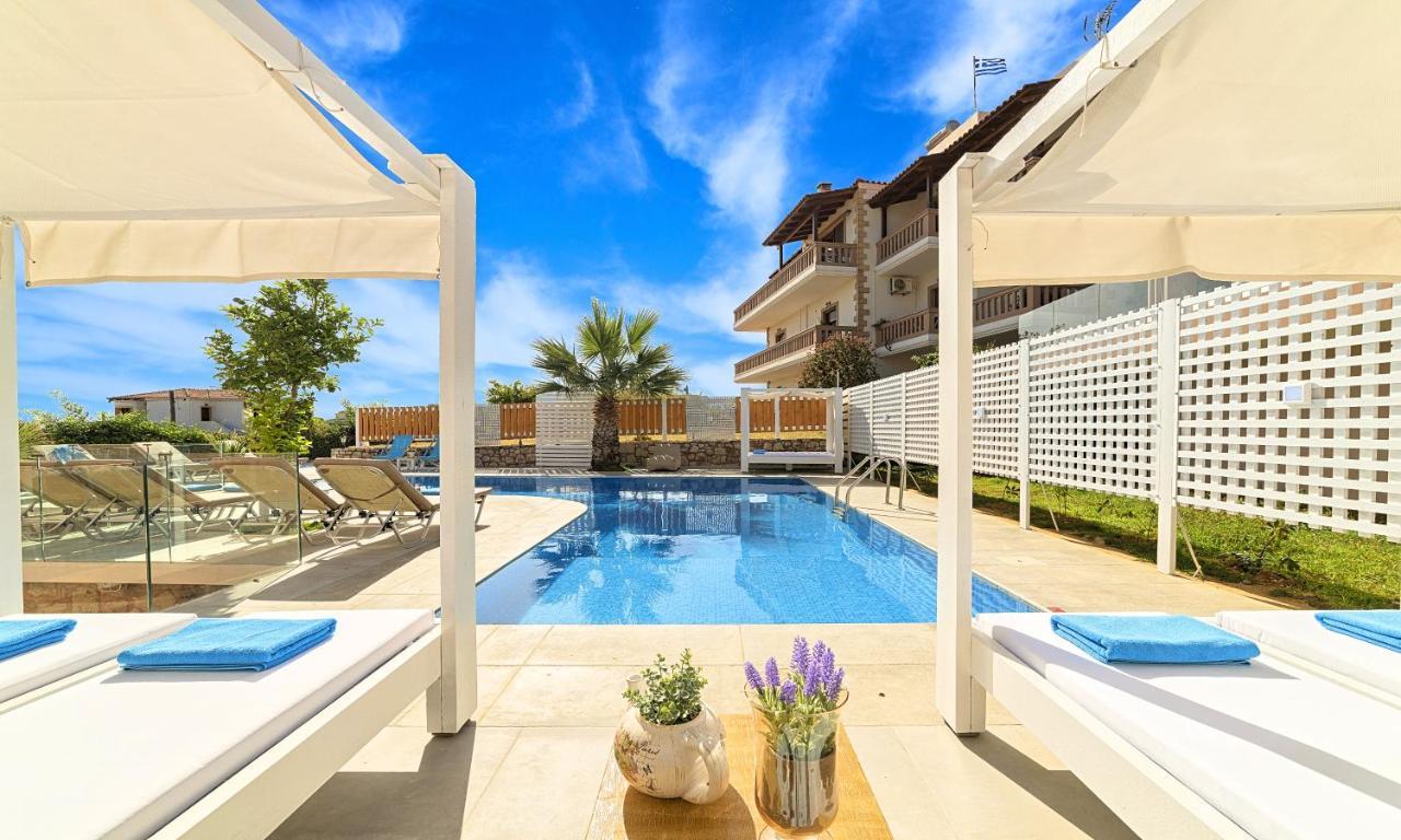 Island Villa Heated Pool Georgioupoli Dış mekan fotoğraf